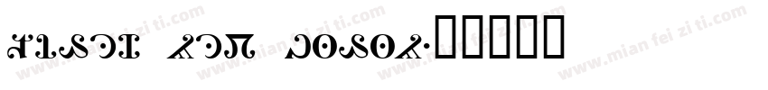 Times new raman字体转换
